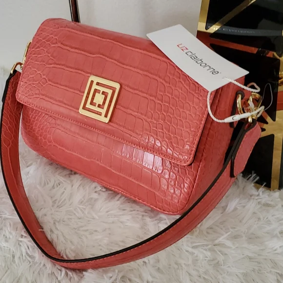Liz Claiborne Keates Flap Shoulder Bag New w Tag