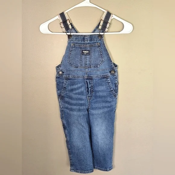 Kid's Toddler Oshkosh B'Gosh Vestbak Carpenter Overalls, Size 2T‎