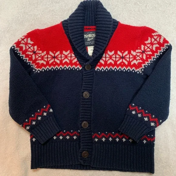 Oshkosh kids cardigan size 4T