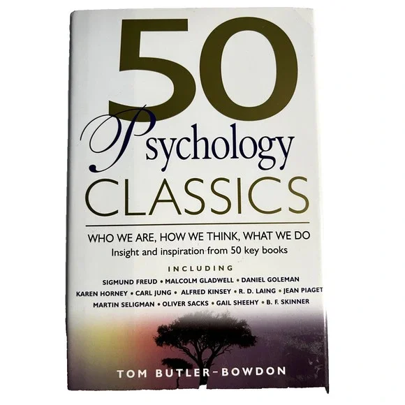 50 Psychology Classics: Who We Are, How We Think, What We Do -‎ Hardcover - GOOD