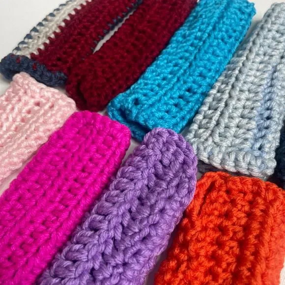 Set of 6 🍦 Handmade Crochet Ice Pop Sleeves – No More Cold Hands!