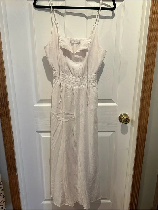 Abercrombie & Fitch Light Pink Maxi Dress
