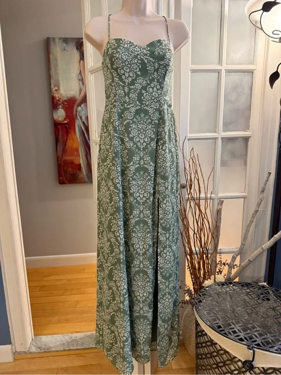 ✨Abercrombie & Fitch Green Maxi Dress XS✨