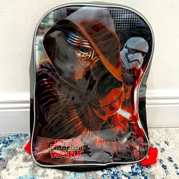 Star Wars The Force Awakens Kids Backpack 2015 collectible NWT