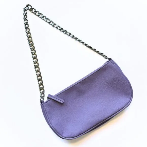 Forever 21 Y2K Purple / Lavender Faux Leather Purse