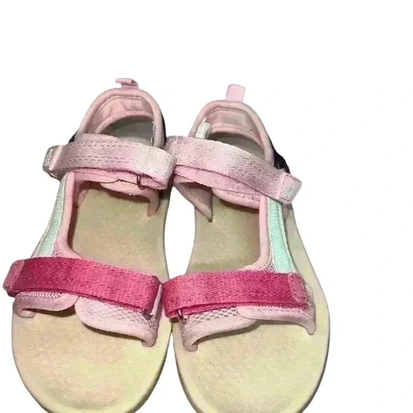 OshKosh B'Gosh Girl Pascal Sandal 11M Outdoors Swim Walking Trail‎ Comfort EUC!!