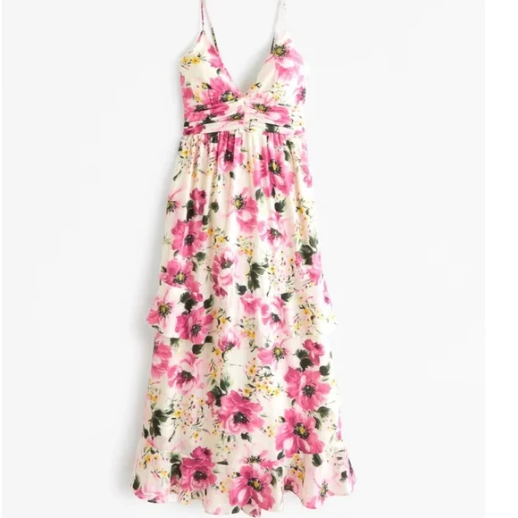 Tiered Ruffle Maxi Dress