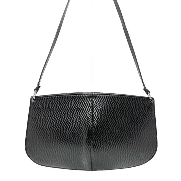 Louis‎ Vuitton Epi Demi Lune Shoulder Bag Black Y2K Vintage