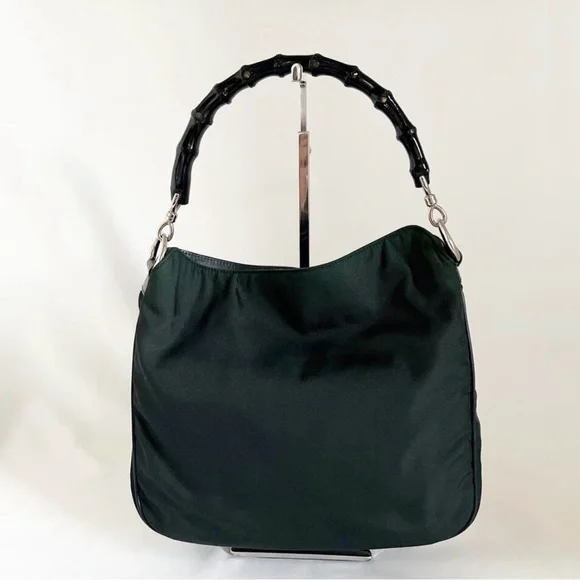 GUCCI Vintage Nylon Hobo Bag