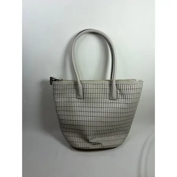 Calvin Klein Modern Essential Bucket Bag Light Grey Large Tote (read)