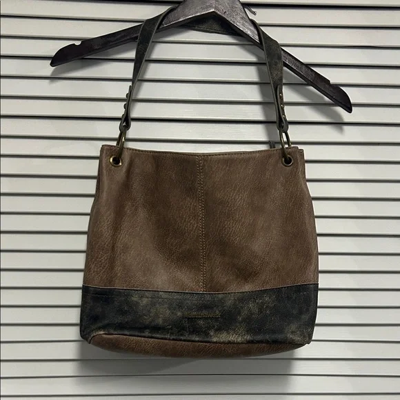 Montana West Brown and Bronze One Strap Bag