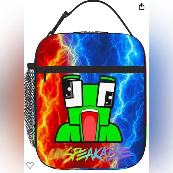 MOHABAHU Portable Lunch Bag Insulated Reusable Lunch Box Anime