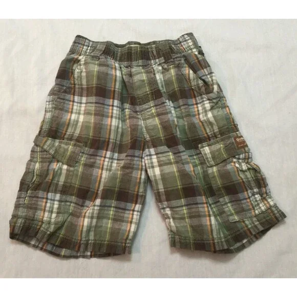 🎀 🎀 🎀 OSHKOSH BGOSH BOYS COTTON CARGO SHORTS SIZE 7 🎀 🎀 🎀