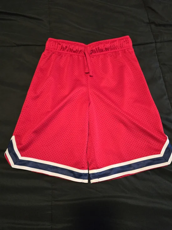 Oshkosh Bgosh Boys Athletic Shorts Red Blue Sporty Athleisure Size 10 Medium