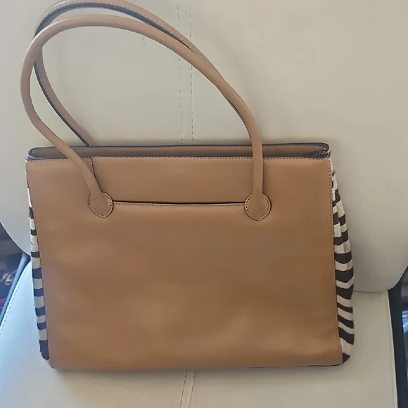 ADRIENNE VITTADINI Tan Leather Bag