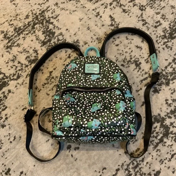 Loungefly Mini Backpack‎ ~ BULBASAUR ~ Pokemon Loungefly Backpack EUC