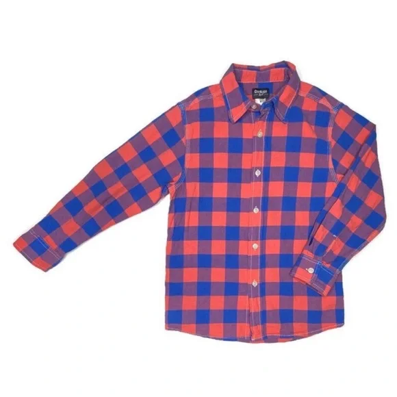 Oshkosh Buffalo Plaid Button Up Shirt