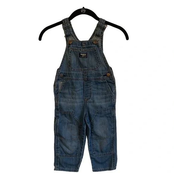 Oshkosh toddler‎ dark wash overalls