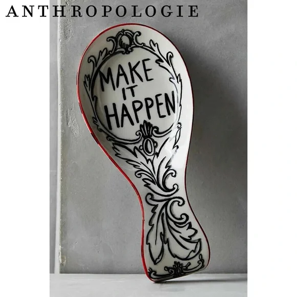 Anthropologie x Molly Hatch Sketched Story Spoon Rest