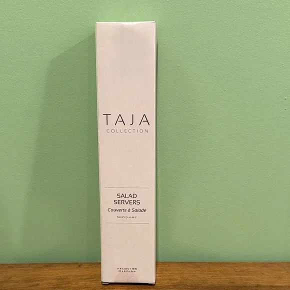 Taja Collection Gold Salad Servers —FAST SHIP