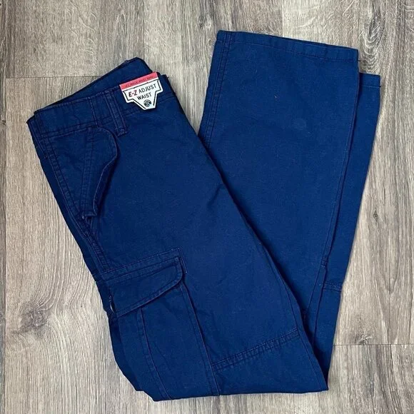 NEW OshKosh Navy Blue Cargo Pants Sz 12