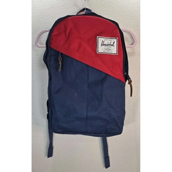 Herschel Supply Co Backpack Navy Red Diagonal Stripe Classic‎ School Laptop Bag