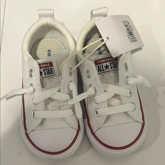 Converse Kids All Star White Sneakers