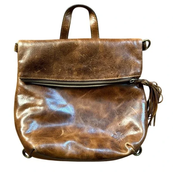 #Authentic PATRICIA NASH *Luzille* Leather‎ Backpack Convertible