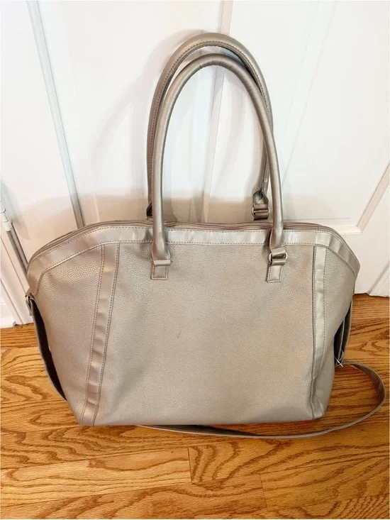 ✨ Large Taupe/Champagne Tote Bag — Carry-On / Weekend Bag