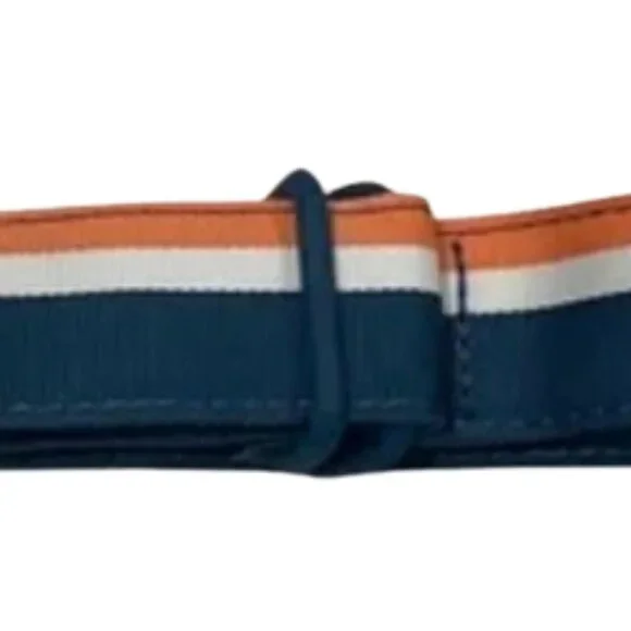 Vineyard Vines Kids M Blue and Orange belt 33.5