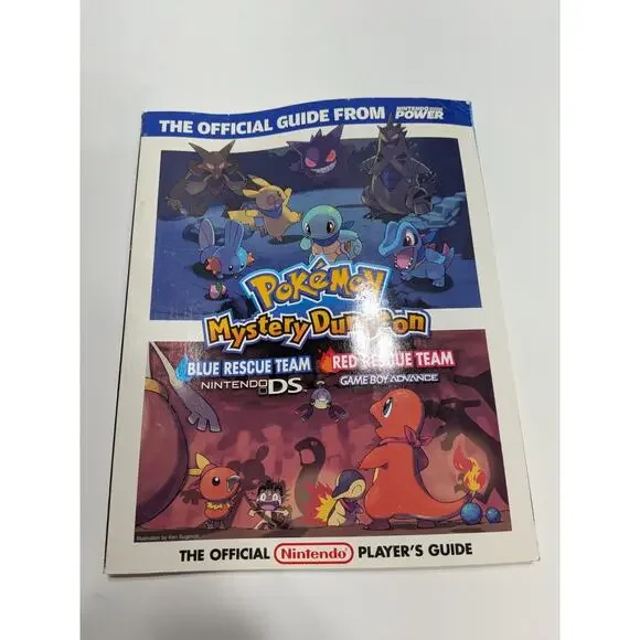 Nintendo Power Pokémon Mystery Dungeon Red &‎ Blue Team Official Player Guide DS