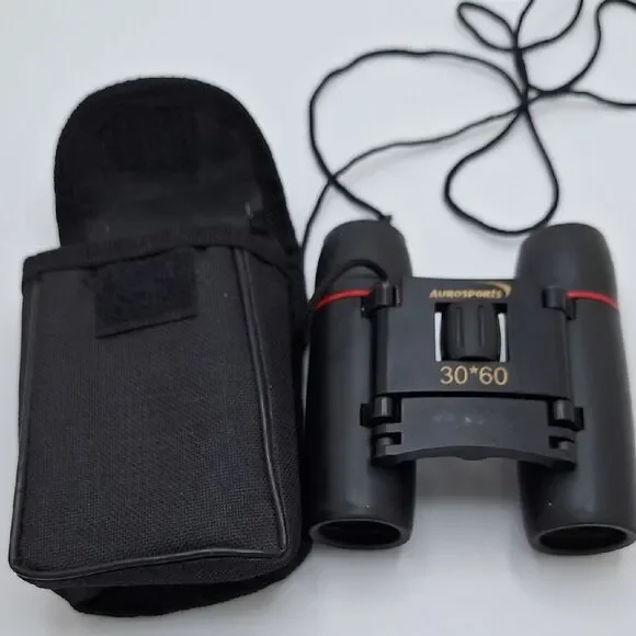 Black AURORASPORTS Binoculars with Case