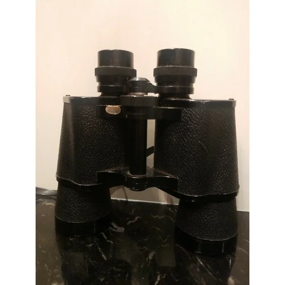 Vintage 60s SCOTTY-ROSS 6950 BINOCULARS 7x50 Stereo Blue Coated Made in JAPAN