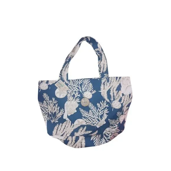 Extra large canvas beach tote  ruise tote packable costal weekender