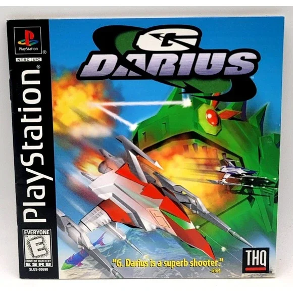 G Darius (Sony PlayStation 1 PS1, 1998) GAME MANUAL ONLY *NO GAME* THQ‎