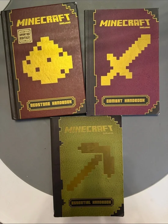 Minecraft Handbooks Set - Redstone, Combat, Essential