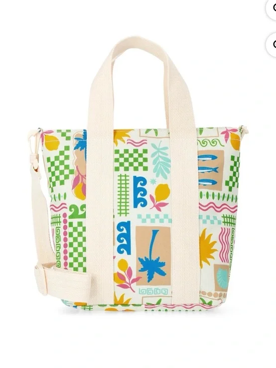 No Boundaries Women's Beach Insulated Mini Tote Bag - Multi Coastal