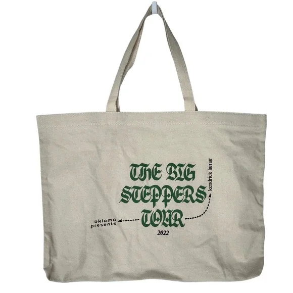 Kendrick Lamar The Big Steppers Tour 2022 Canvas Tote Rich Spirit Broke Phone