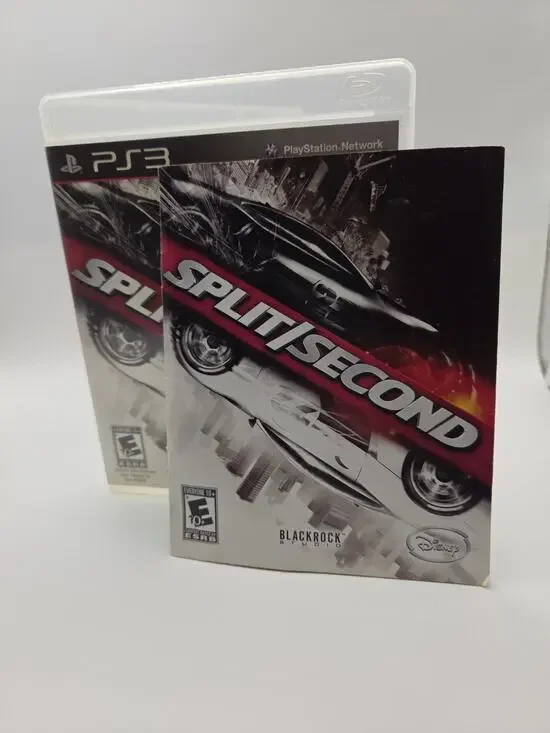 Split Second (Sony PlayStation 3, 2010) - Ps3 Authentic Case With Manual