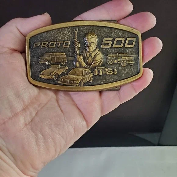 Proto 500 Limited Edition Commemorative Belt Buckle Professional Mechanic Brass