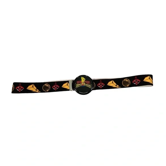 Vintage Mighty Morphin Power Rangers Red Ranger Jason Kids 1994 Elastic Belt