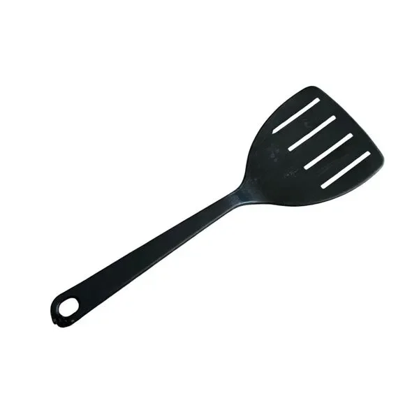 Vintage Tailor Made 4 Slot Spatula Turner Flipper‎ Nylon Plastic Black