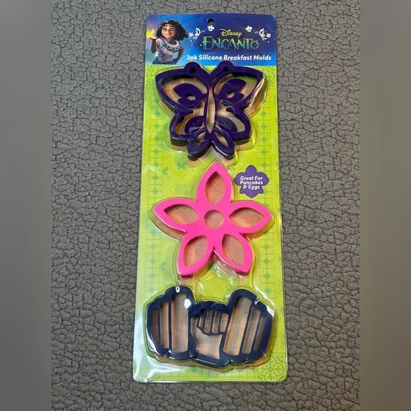 Encanto Disney Silicone Breakfast Molds 3 Pack New In Pack