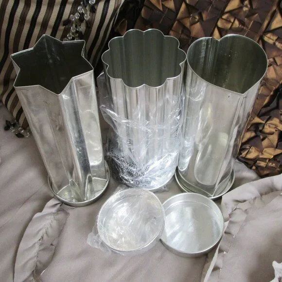 set of bread tube molds