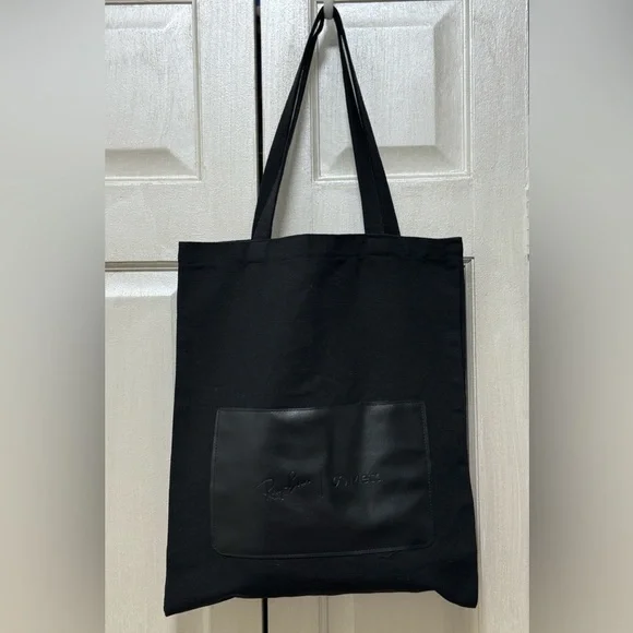 Black Canvas Tote Bag collaboration Ray-Ban and Meta
