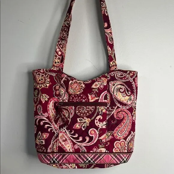 Vera Bradley Piccadilly Plum Bucket Tote