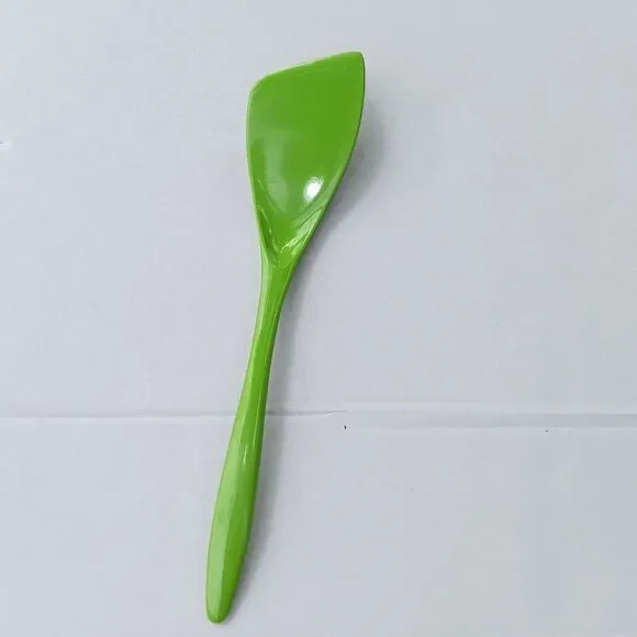 Vintage Hutzler Melamine Angled Turner Flipper-Lime Green-Danish Design-MCM