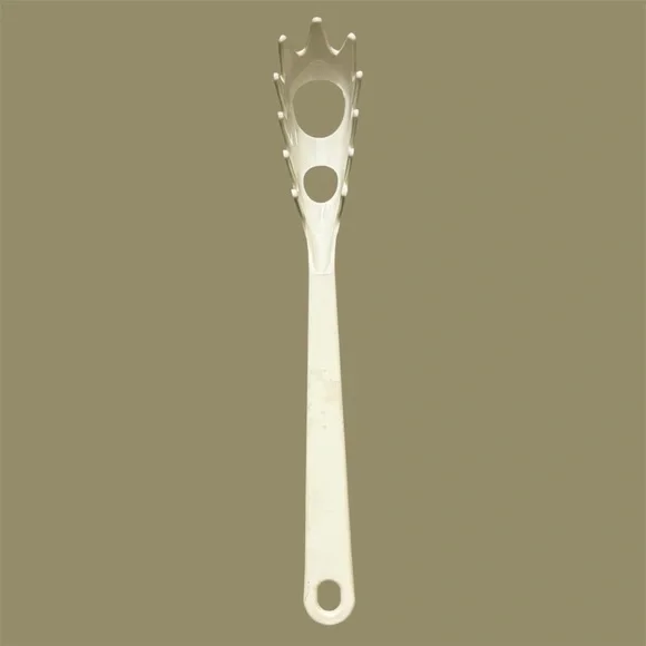Vintage Tailor Made Products off white Spaghetti Server.