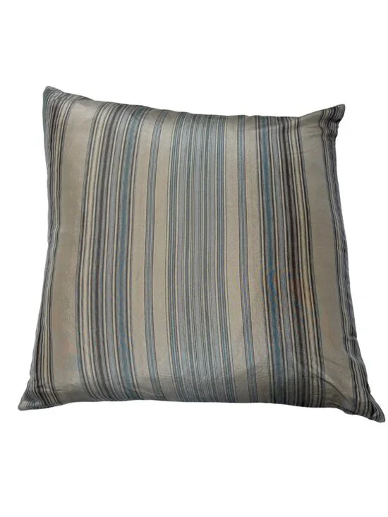 Striped Feather Pillow – 14” x 14”