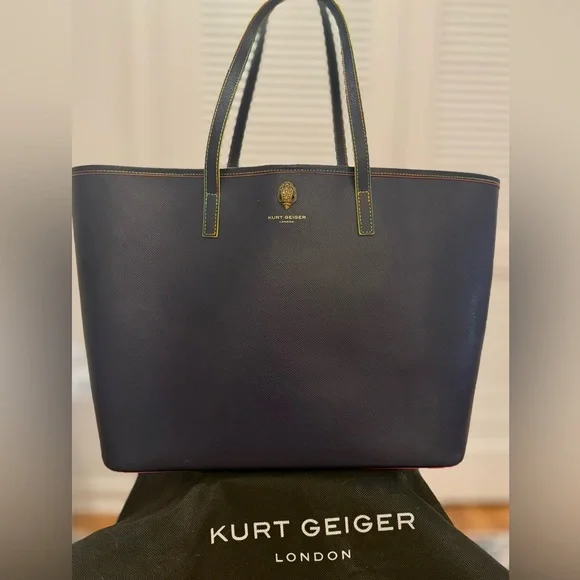Kurt Geiger Deep Purple Richmond Shopper w Dustbag